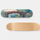 Tsuchiya Koitsu - Heilige brug bij Nikko Persoonlijk Skateboard (Horizontaal)
