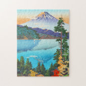 Tsuchiya Koitsu Lake Ashi in de Hakone Hills art Legpuzzel (Verticaal)