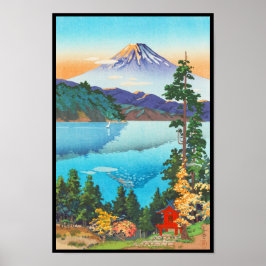Tsuchiya Koitsu Lake Ashi in de Hakone Hills Poster