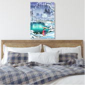 Tsuchiya Koitsu - Lente sneeuw bij Maruyama Canvas Afdruk (Insitu (Slaapkamer))