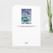 Tsuchiya Koitsu - Lente sneeuw bij Maruyama Kaart (Achterkant)