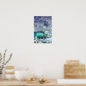 Tsuchiya Koitsu - Lente sneeuw bij Maruyama Poster (Keuken)