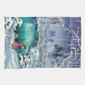 Tsuchiya Koitsu - Lente sneeuw bij Maruyama Theedoek (Horizontaal)