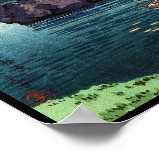 Tsuchiya Koitsu Matsushima shin hanga Poster (Hoek)