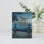 Tsuchiya Koitsu - Miyajima in de regen Briefkaart (Staand voorkant)