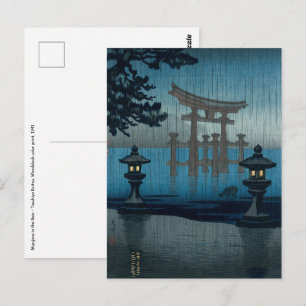 Tsuchiya Koitsu - Miyajima in de regen Briefkaart