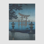 Tsuchiya Koitsu - Miyajima in de regen Tissuepapier