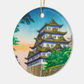Tsuchiya Koitsu Nagoya Castle shin hanga Keramisch Ornament (Links)