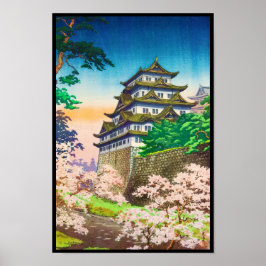 Tsuchiya Koitsu Nagoya Castle shin hanga Poster