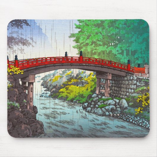 Tsuchiya Koitsu Nikko Sacred Bridge Japanese scene Muismat (Voorkant)