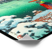 Tsuchiya Koitsu schetsen van beroemde plaatsen in  Poster (Hoek)