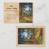 Tsuchiya Koitsu schetsen van beroemde plaatsen in Visitekaartje (Voorkant / Achterkant)