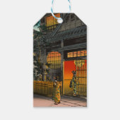 Tsuchiya Koitsu - Side Street Araki in Yotsuya Cadeaulabel (Voorkant)