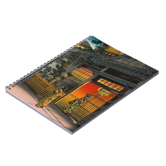 Tsuchiya Koitsu - Side Street Araki in Yotsuya Notitieboek (Linkerzijde)