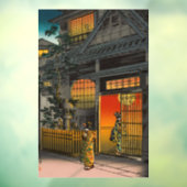 Tsuchiya Koitsu - Side Street Araki in Yotsuya Raamsticker (Vel 3)