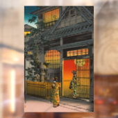 Tsuchiya Koitsu - Side Street Araki in Yotsuya Raamsticker (Vel 2)