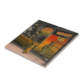 Tsuchiya Koitsu - Side Street Araki in Yotsuya Tegeltje (Zijkant)