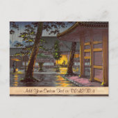 Tsuchiya Koitsu Sketches Takanawa Sengakuji Temple Briefkaart (Voorkant)