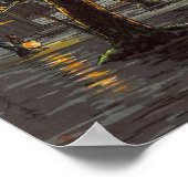 Tsuchiya Koitsu Sketches Takanawa Sengakuji Temple Poster (Hoek)