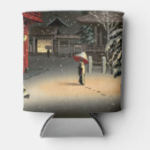 Tsuchiya Koitsu - Sneeuw bij Nezu-schrijn Blikjeskoeler (Voorkant)