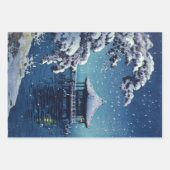 Tsuchiya Koitsu - Sneeuw op de Ukimido bij Katada Inpakpapier Vel (Voorkant)