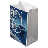 Tsuchiya Koitsu - Sneeuw op de Ukimido bij Katada Medium Cadeauzakje (Voorkant Gekanteld)