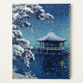 Tsuchiya Koitsu - Sneeuw op de Ukimido bij Katada Planner (Achterkant)