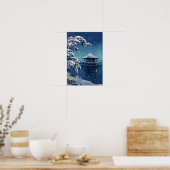 Tsuchiya Koitsu - Sneeuw op de Ukimido bij Katada Poster (Keuken)