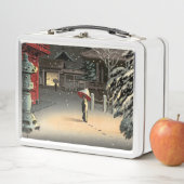 Tsuchiya Koitsu - Sneeuw op Nezu Shrine (In situ)