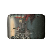 Tsuchiya Koitsu - Sneeuw op Nezu Shrine Badmat (Voorkant)