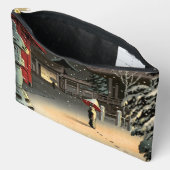 Tsuchiya Koitsu - Sneeuw op Nezu Shrine Etui (Open)