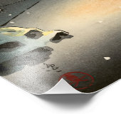 Tsuchiya Koitsu - Sneeuw op Nezu Shrine Foto Afdruk (Hoek)