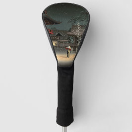 Tsuchiya Koitsu - Sneeuw op Nezu Shrine Golfheadcover