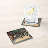 Tsuchiya Koitsu - Sneeuw op Nezu Shrine Kartonnen Onderzetters (Insitu)