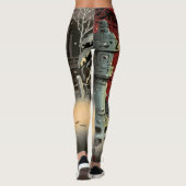 Tsuchiya Koitsu - Sneeuw op Nezu Shrine Leggings (Achterkant)