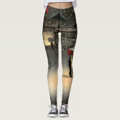 Tsuchiya Koitsu - Sneeuw op Nezu Shrine Leggings (Voorkant)