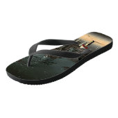 Tsuchiya Koitsu - Sneeuw op Nezu Shrine Teenslippers (Schuin)