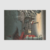 Tsuchiya Koitsu - Sneeuw op Nezu Shrine Tissuepapier (Voorkant)