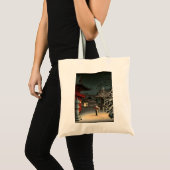 Tsuchiya Koitsu - Sneeuw op Nezu Shrine Tote Bag (Voorkant (product))