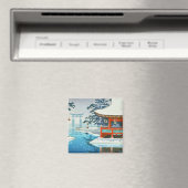 Tsuchiya Koitsu Snowy Miyajima winterkunst Magneet (Insitu (Vaatwasser))