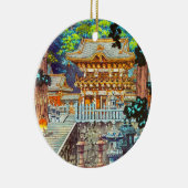 Tsuchiya Koitsu The Gate Yomei the Nikko Shrine Keramisch Ornament (Rechts)