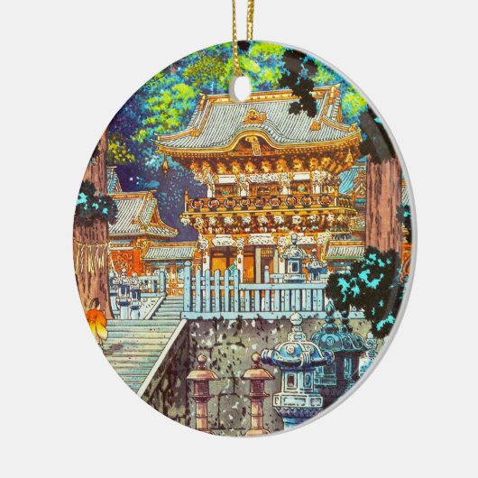 Tsuchiya Koitsu The Gate Yomei the Nikko Shrine Keramisch Ornament (Links)