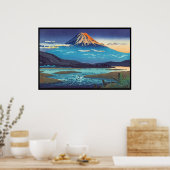 Tsuchiya Koitsu Tokaido Fujikawa landschapskunst Poster (Keuken)