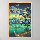 Tsuchiya Koitsu Ueno Shinobazu Pond art Poster (Voorkant)