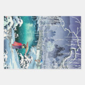 Tsuchiya Koitsu - Voorjaarssneeuw bij Maruyama Inpakpapier Vel (Voorkant)