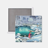 Tsuchiya Koitsu - Voorjaarssneeuw bij Maruyama Magneet (Voorkant / Achterkant)