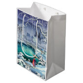 Tsuchiya Koitsu - Voorjaarssneeuw bij Maruyama Medium Cadeauzakje (Voorkant Gekanteld)