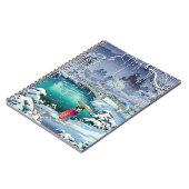 Tsuchiya Koitsu - Voorjaarssneeuw bij Maruyama Notitieboek (Linkerzijde)