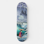 Tsuchiya Koitsu - Voorjaarssneeuw bij Maruyama Persoonlijk Skateboard (Voorkant)