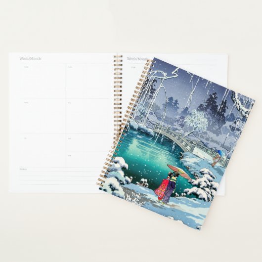 Tsuchiya Koitsu - Voorjaarssneeuw bij Maruyama Planner (Display)